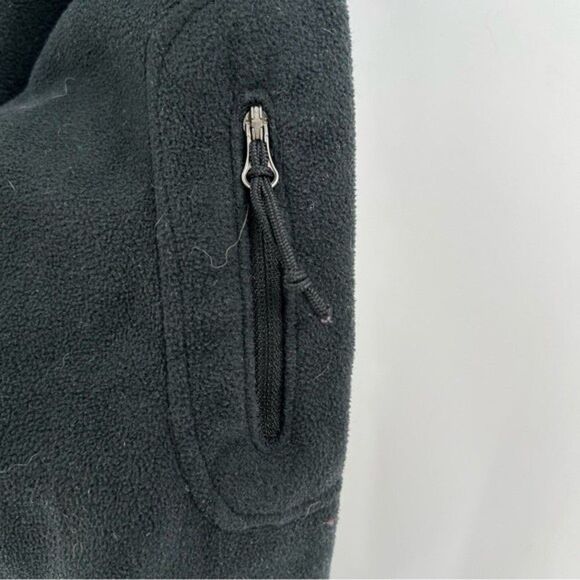 Columbia Zip Up Fleece Fast Trek II Jacket with Zip Pockets Black Medium - Picture 5 of 8